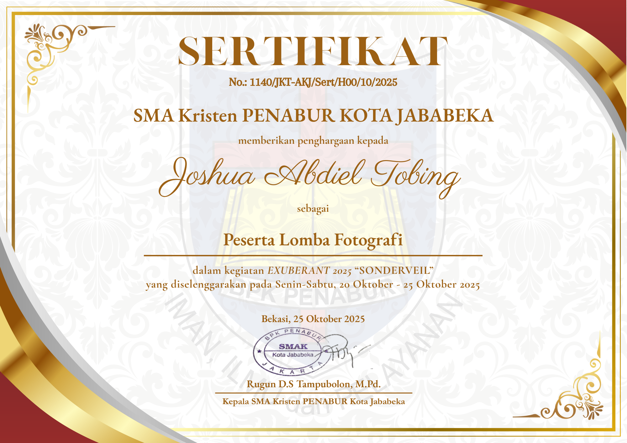 Penghargaan Prestasi Akademik